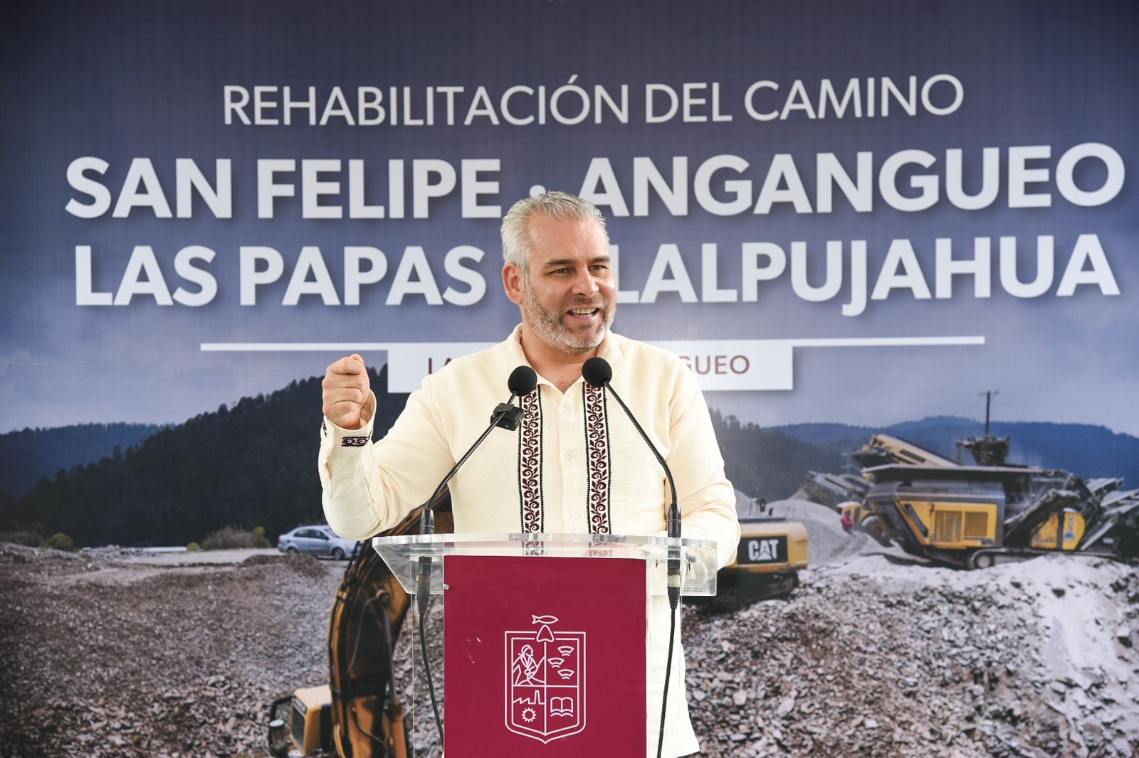 Arranca Bedolla rehabilitación de corredor turístico en el Oriente; conecta a cuatro municipios