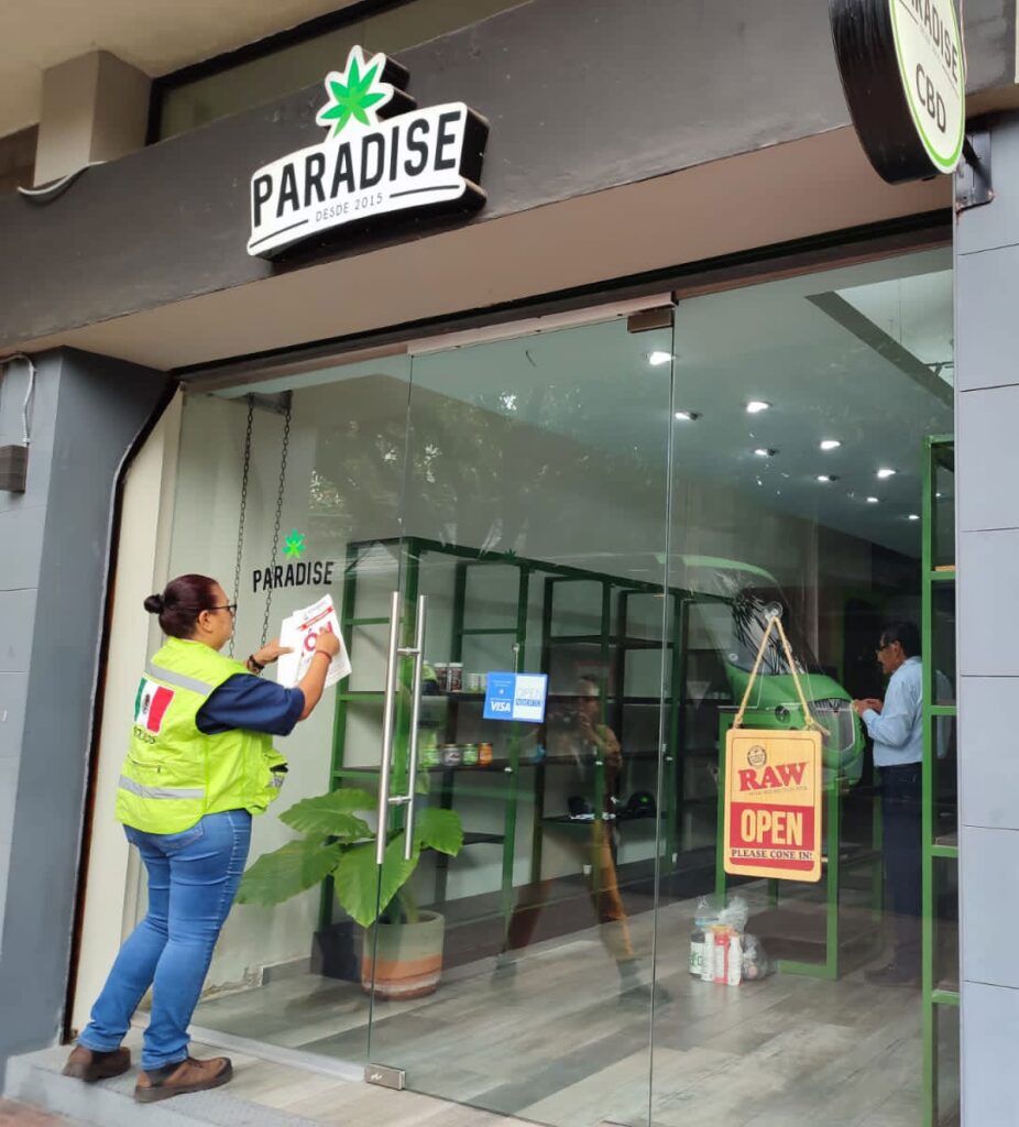 Clausuran tienda Paradise de Vicente Fox de venta de productos de cannabis