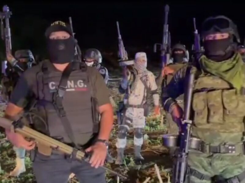 Empezó la limpia en tierra caliente Michoacán advierte CJNG