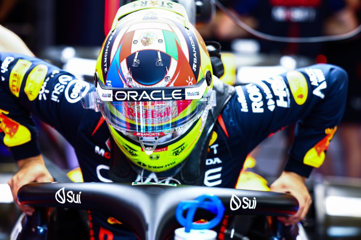 Checo Pérez saldrá segundo en GP de Bélgica; sancionan a Verstappen