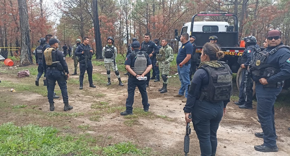 despliegue policial Zinapécuaro Álvaro Obregón