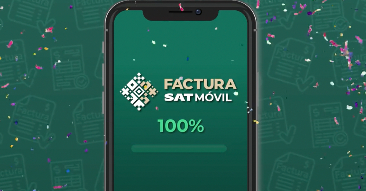 Lanza el SAT app para generar y compartir facturas