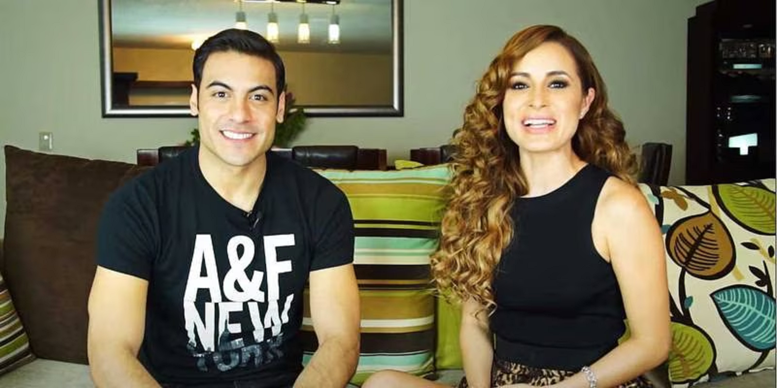 Carlos Rivera y Cynthia Rodríguez debutan como padres