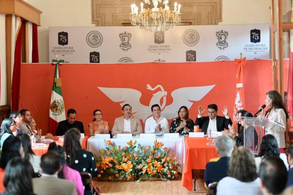 Firman diputados de Movimiento Ciudadano agenda por Derechos de las Michoacanas