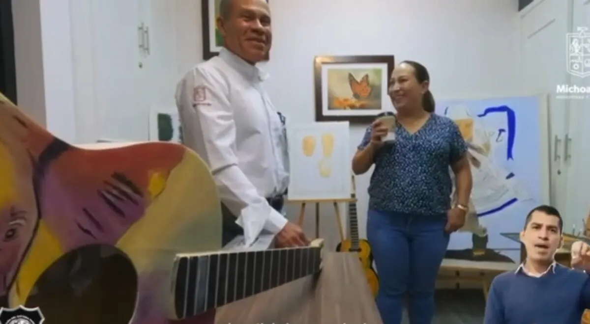 Interno que obtuvo su libertad dará clases de pintura en penales de Michoacán