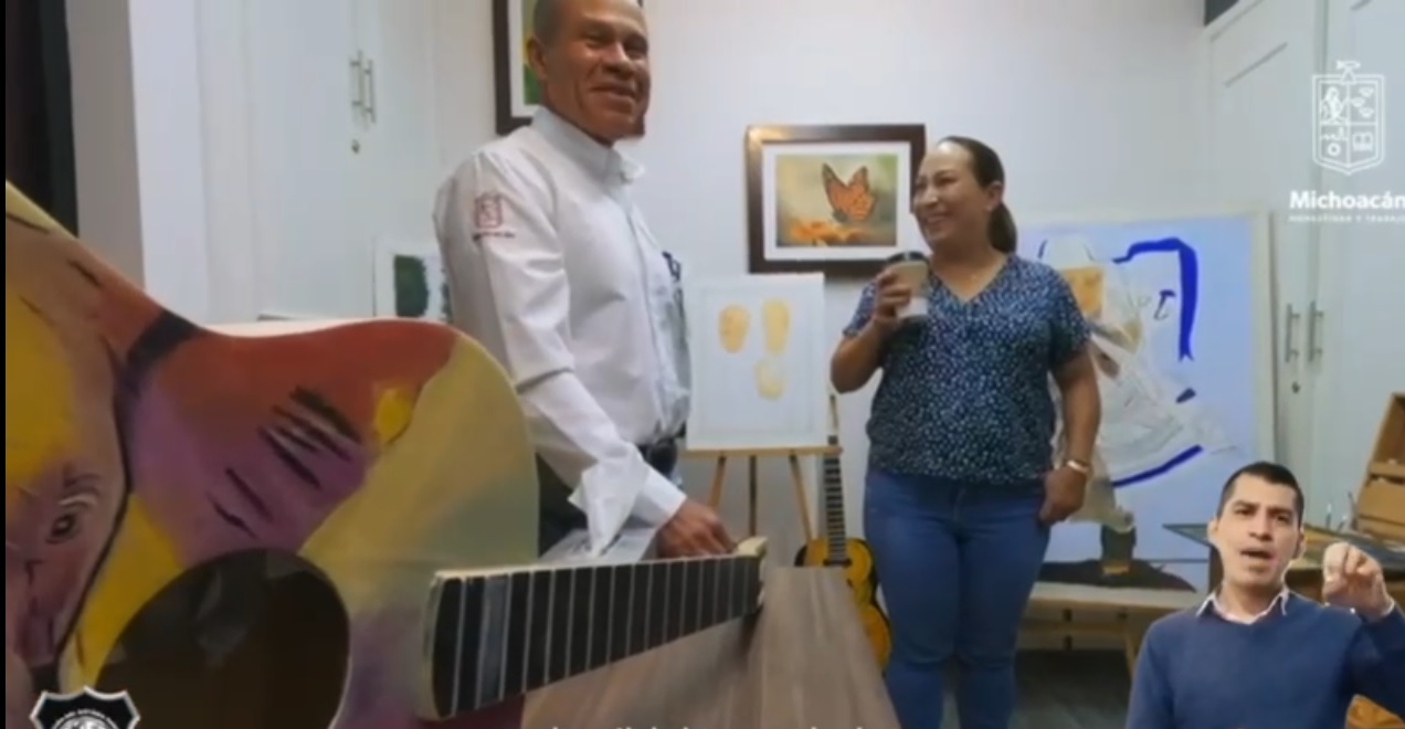 Interno que obtuvo su libertad dará clases de pintura en penales de Michoacán