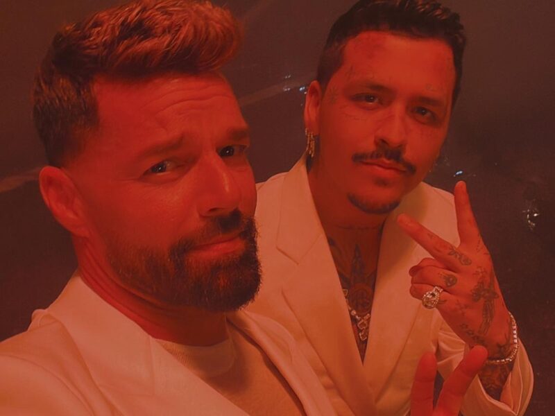 Revela Ricky Martin noticia junto a Christian Nodal