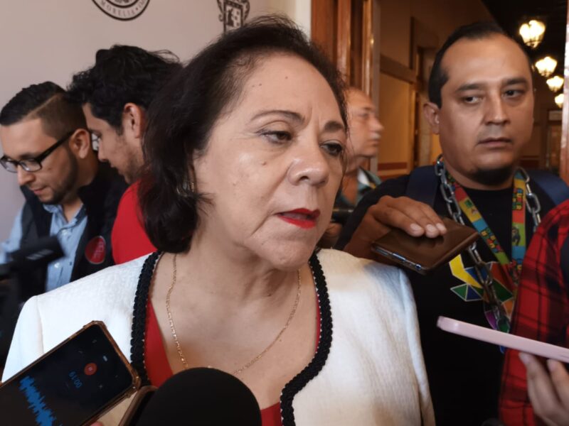 Sin conocimiento Rocío Pineda sobre alguna solicitud presupuestal para Congreso