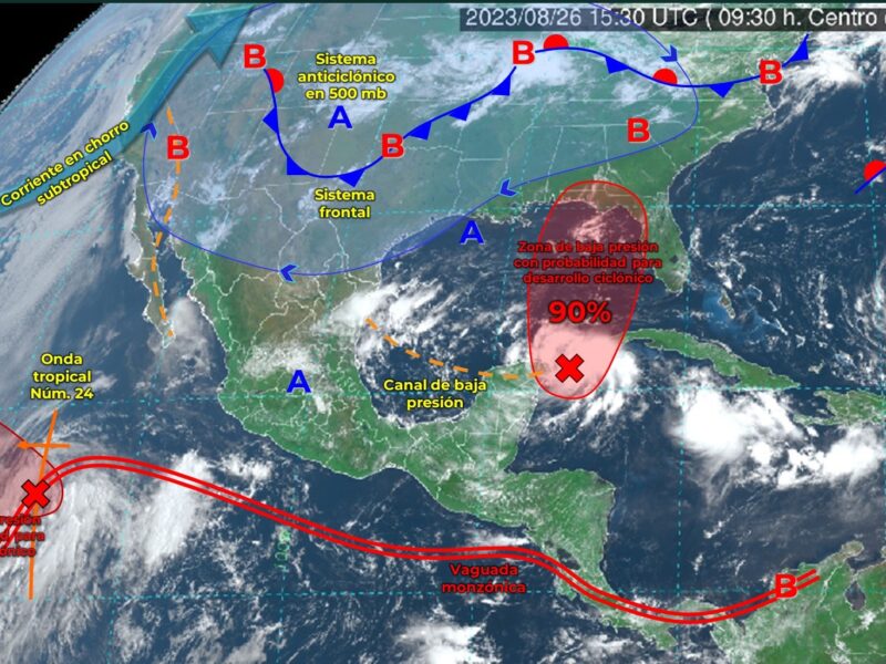 El clima en México hoy: se esperan lluvias en casi todo el país