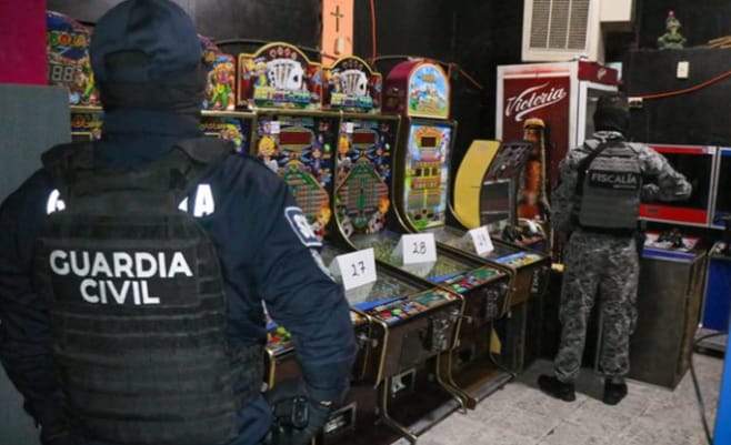 Decomisan en Michoacán minicasinos del crimen organizado, generaban millonarias ganancias