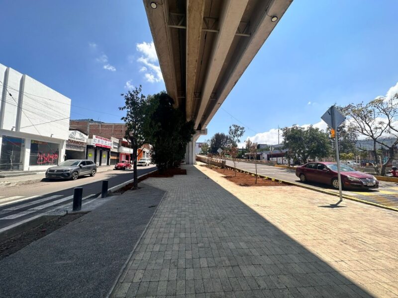 Deficiencias en obra del bajo puente en la salida a Mil Cumbres, acusa Guadalupe Díaz