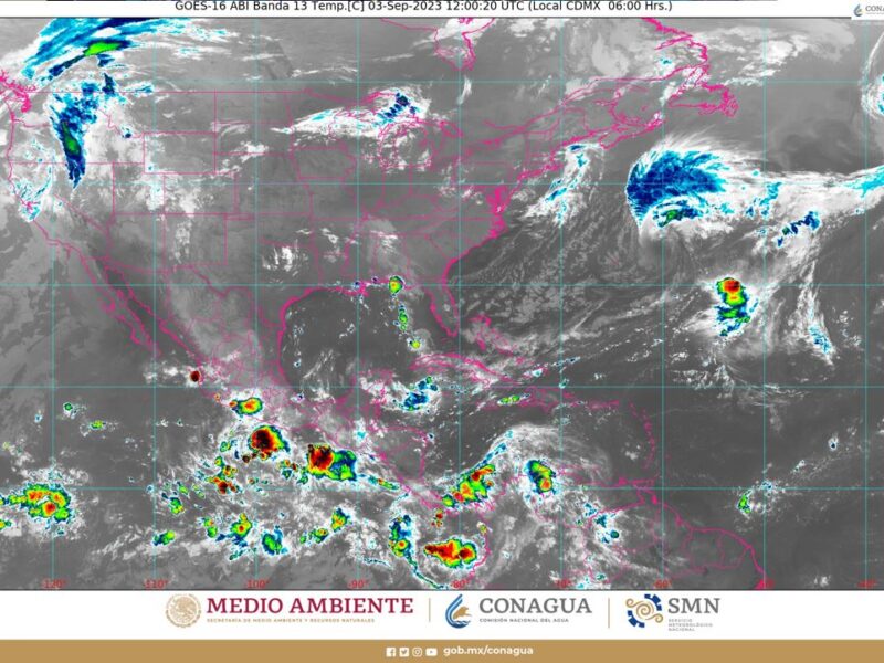 Se prevén lluvias fuertes este domingo en gran parte de México