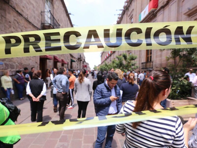 Sonará la alerta sísmica a las 1100 por simulacro; Michoacán participará