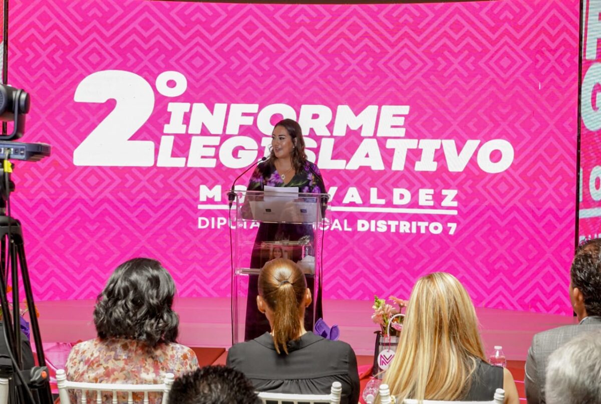 Segundo informe de la Dip. Mónica Valdez P.