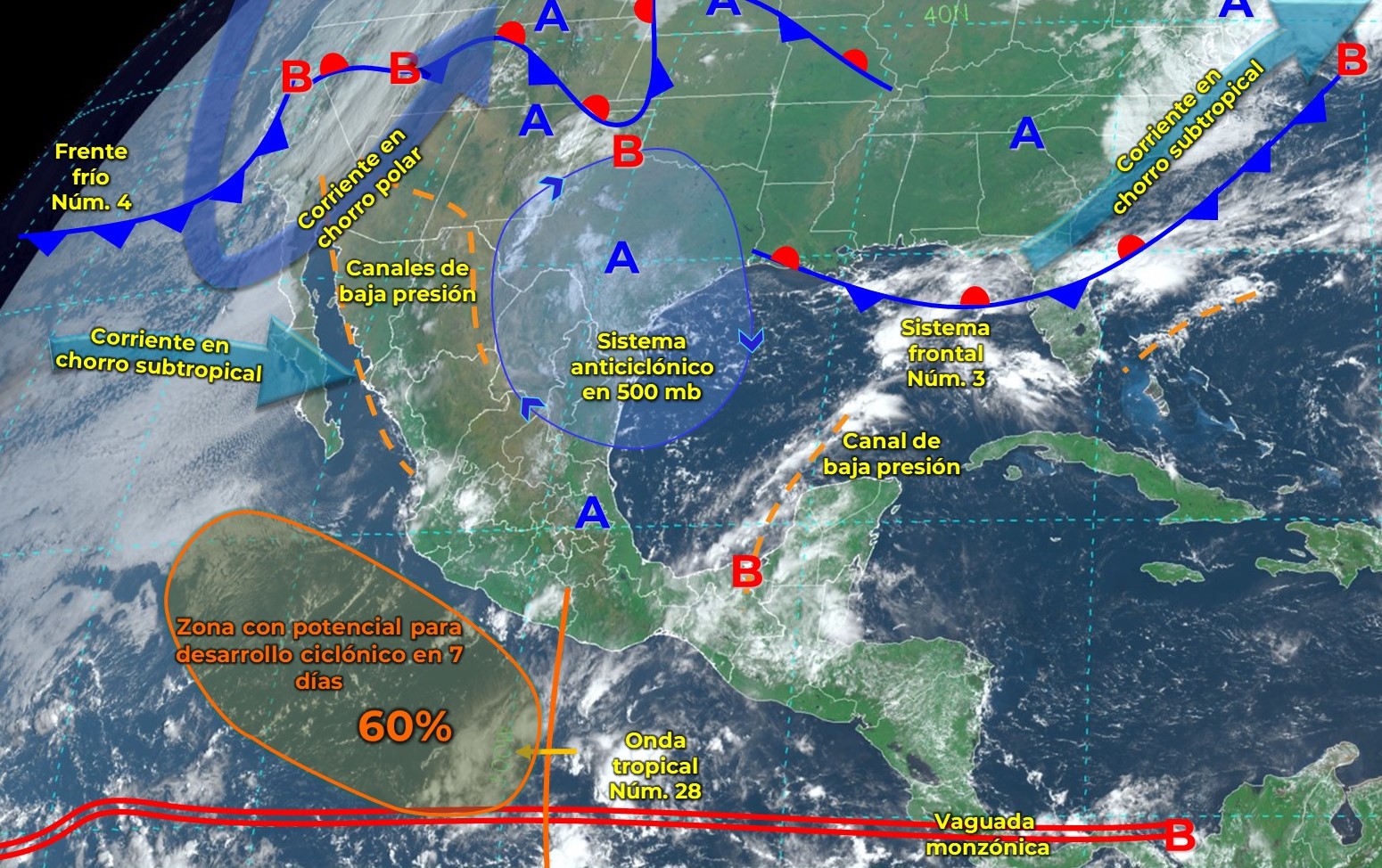Clima México: frente frío llegará hoy 30 de septiembre