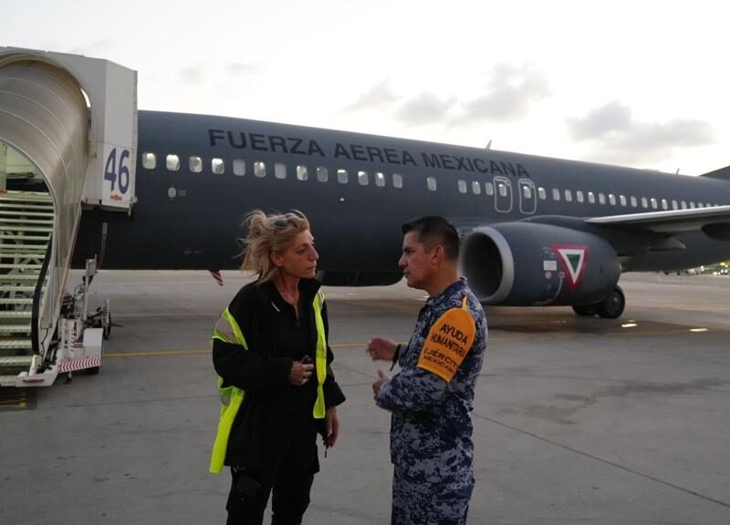Aterriza en Israel primer avión de Sedena para repatriar mexicanos