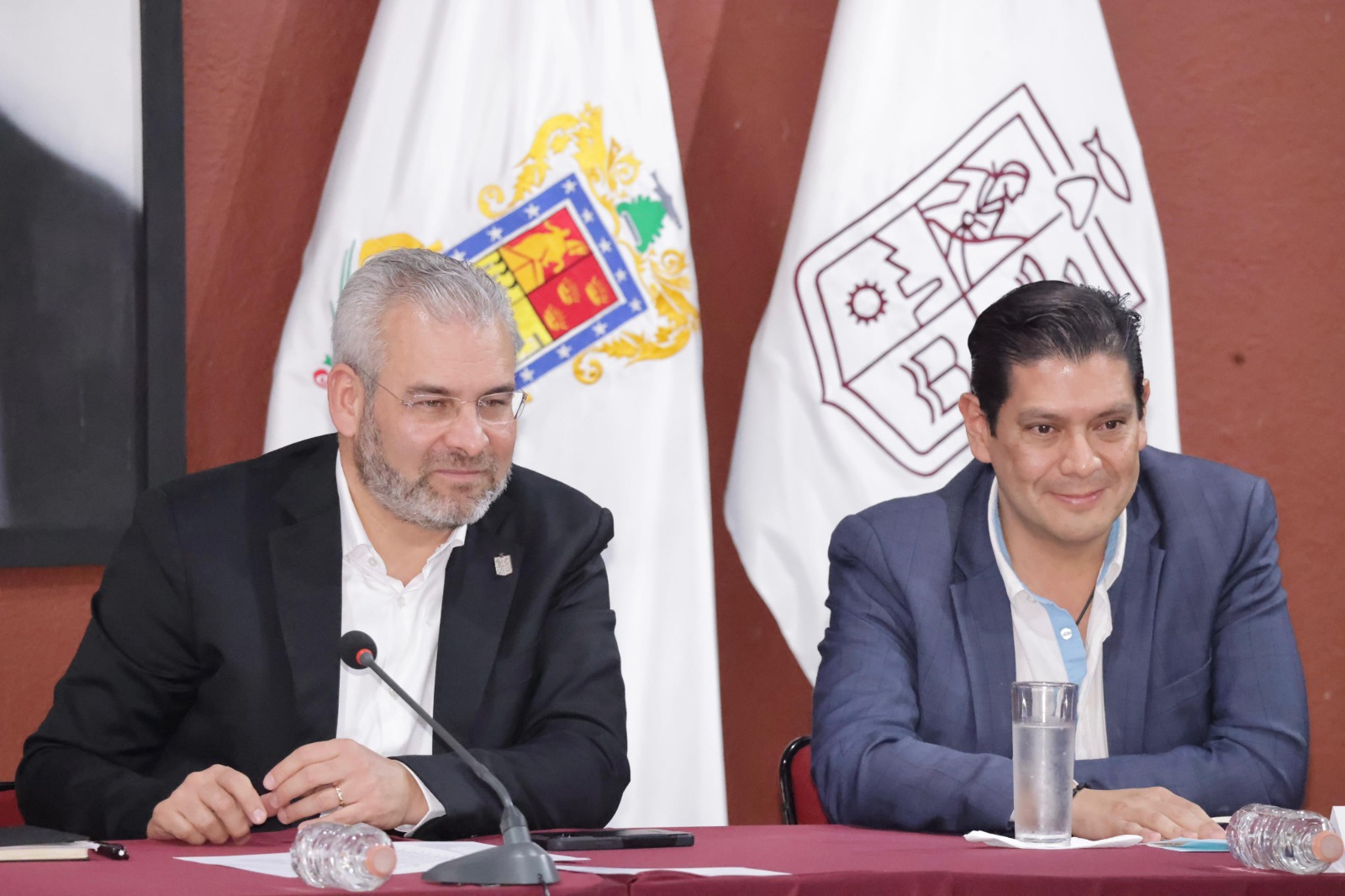Bedolla y alcaldes del PVEM obras
