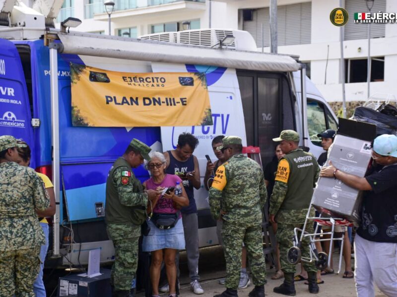 Envían más de 13 mil elementos del Ejército para apoyo en Acapulco