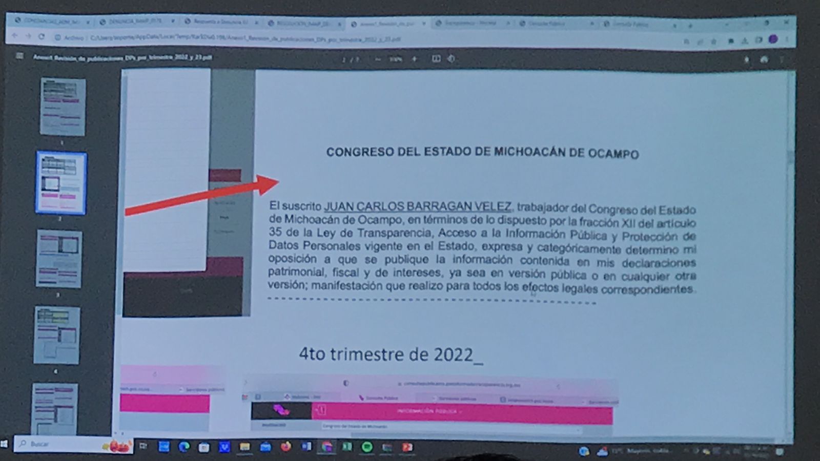 IMAIP cómplice de diputado Barragán respecto a declaraciones patrimoniales