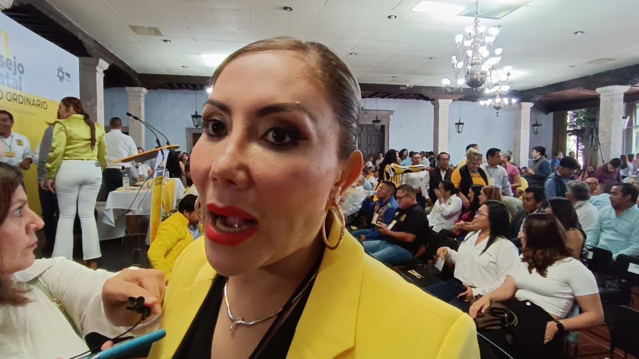 Minerva Bautista, nueva presidenta del PRD Morelia