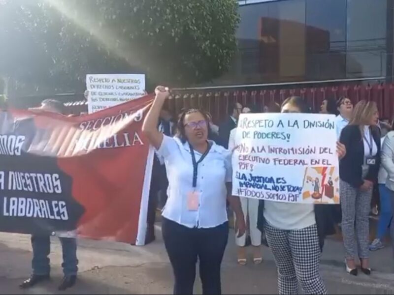 No solo por presupuesto, trabajadores del PJF piden cese a descalificaciones