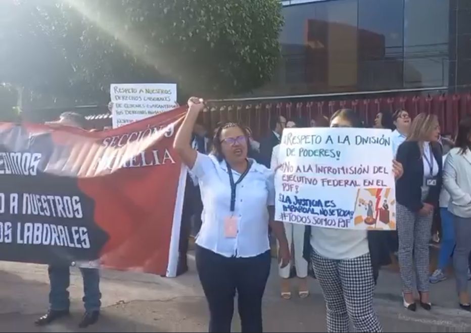 No solo por presupuesto, trabajadores del PJF piden cese a descalificaciones