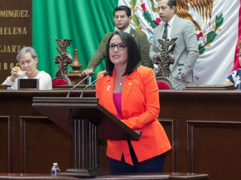 Erradicar la violencia en contra de las mujeres y niñas, así como los feminicidios, debe ser una prioridad en Michoacán: Lupita Díaz Chagolla