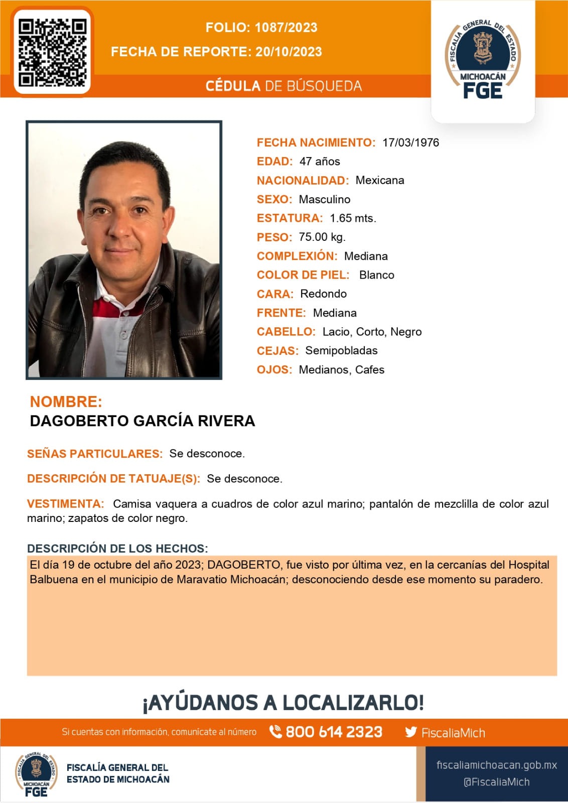 desaparición de líder de Morena