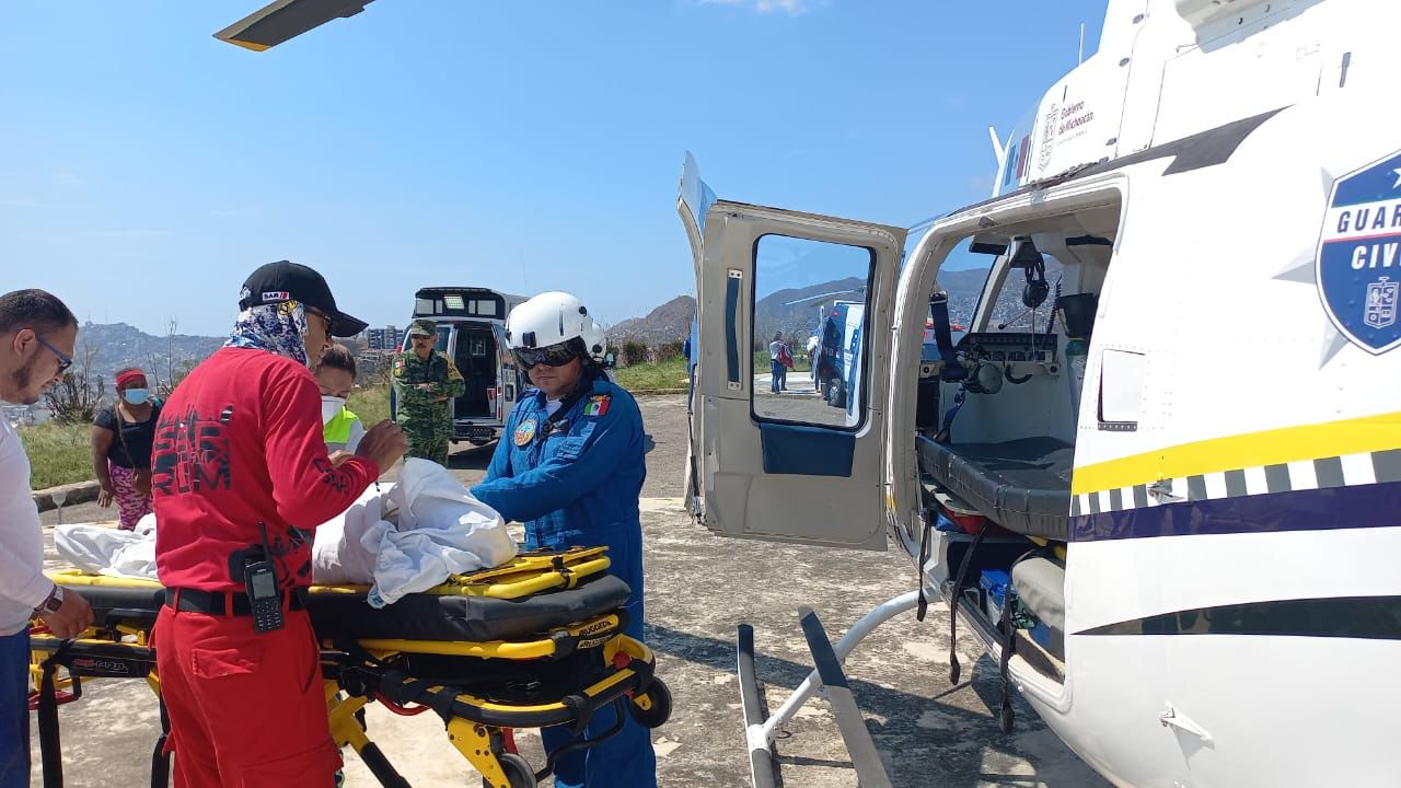 ambulancias aéreas pacientes de Guerrero