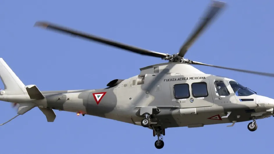 helicóptero de la Fuerza Aérea Mexicana