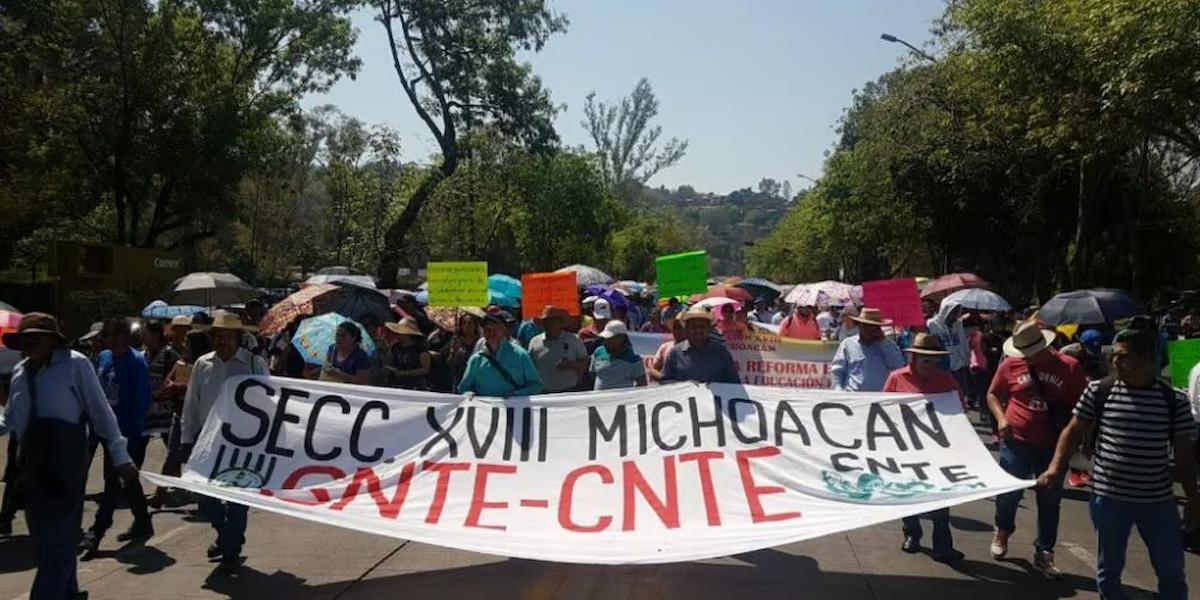 Amaga CNTE Michoacán a la SEE si no pagan hoy, habrá movilización