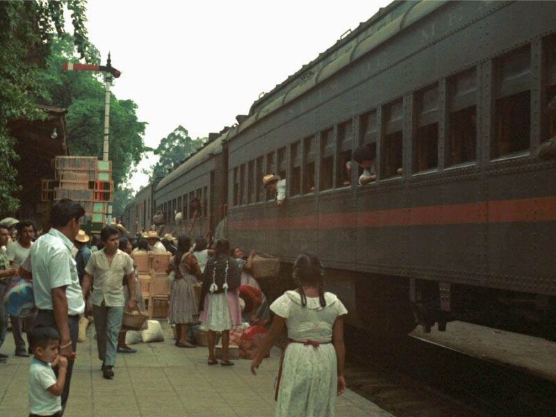 Tren de pasajeros en Morelia, un recuerdo del pasado