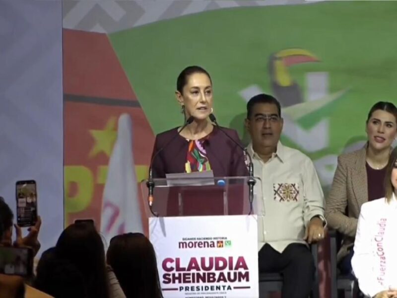 Oficializa Claudia Sheinbaum precandidatura a la presidencia