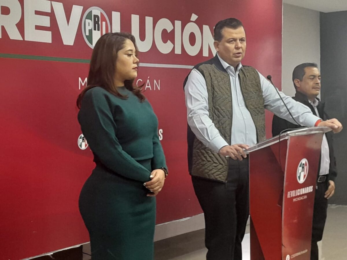 PRI sugiere que dirigencias nacionales definan alianza en Michoacán