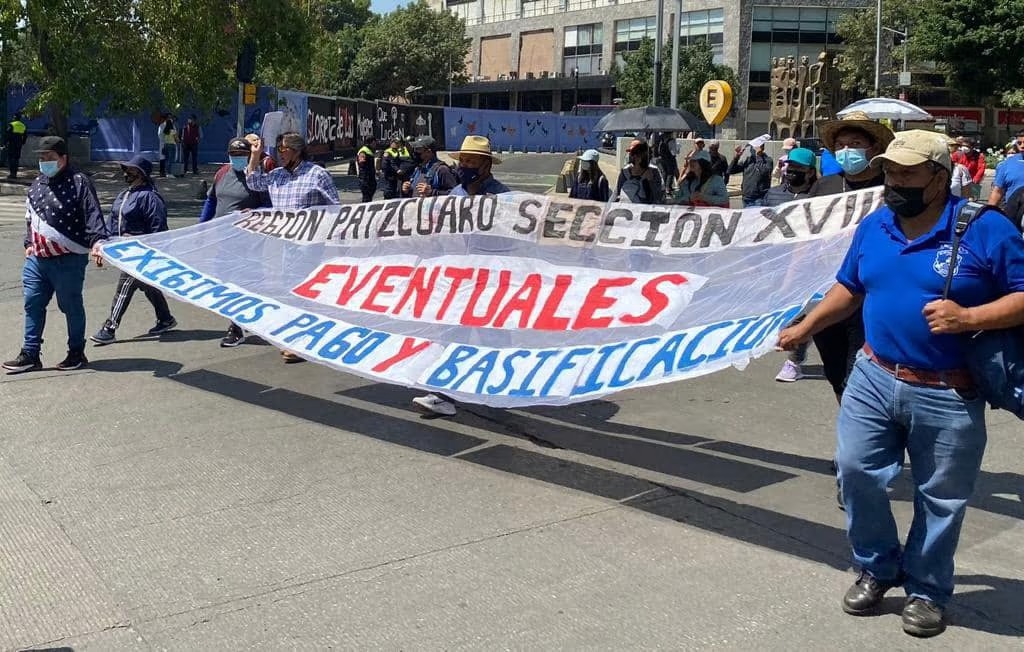 SEE gana la batalla contra maestros eventuales en Michoacán; 300 se han retirado