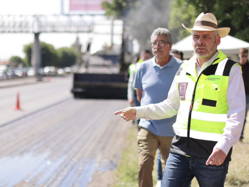 Supervisa Bedolla rehabilitación del libramiento de Morelia