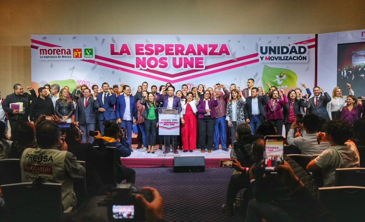 Clara Brugada, candidata de Morena a CDMX; Harfuch al Senado