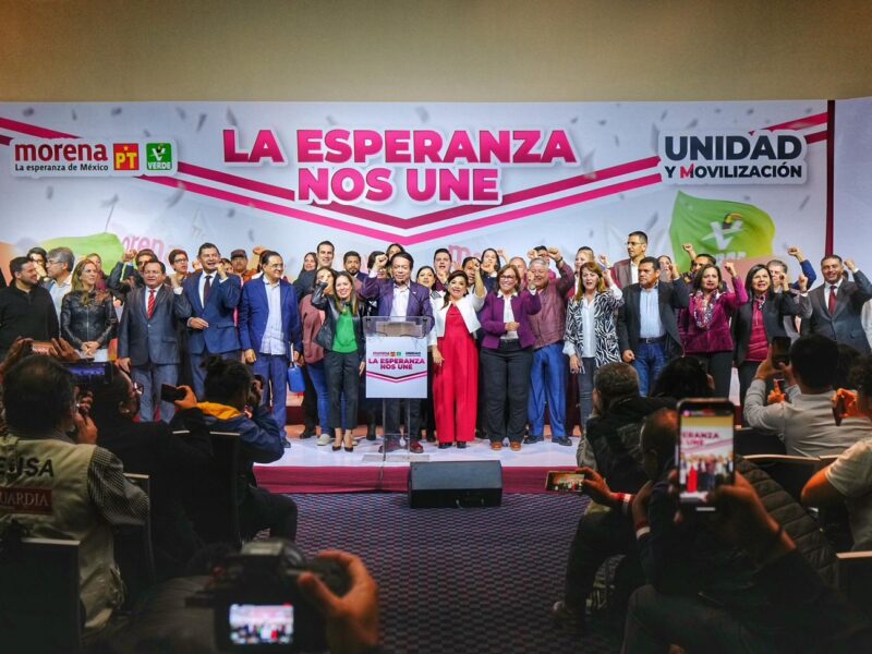 Clara Brugada, candidata de Morena a CDMX; Harfuch al Senado