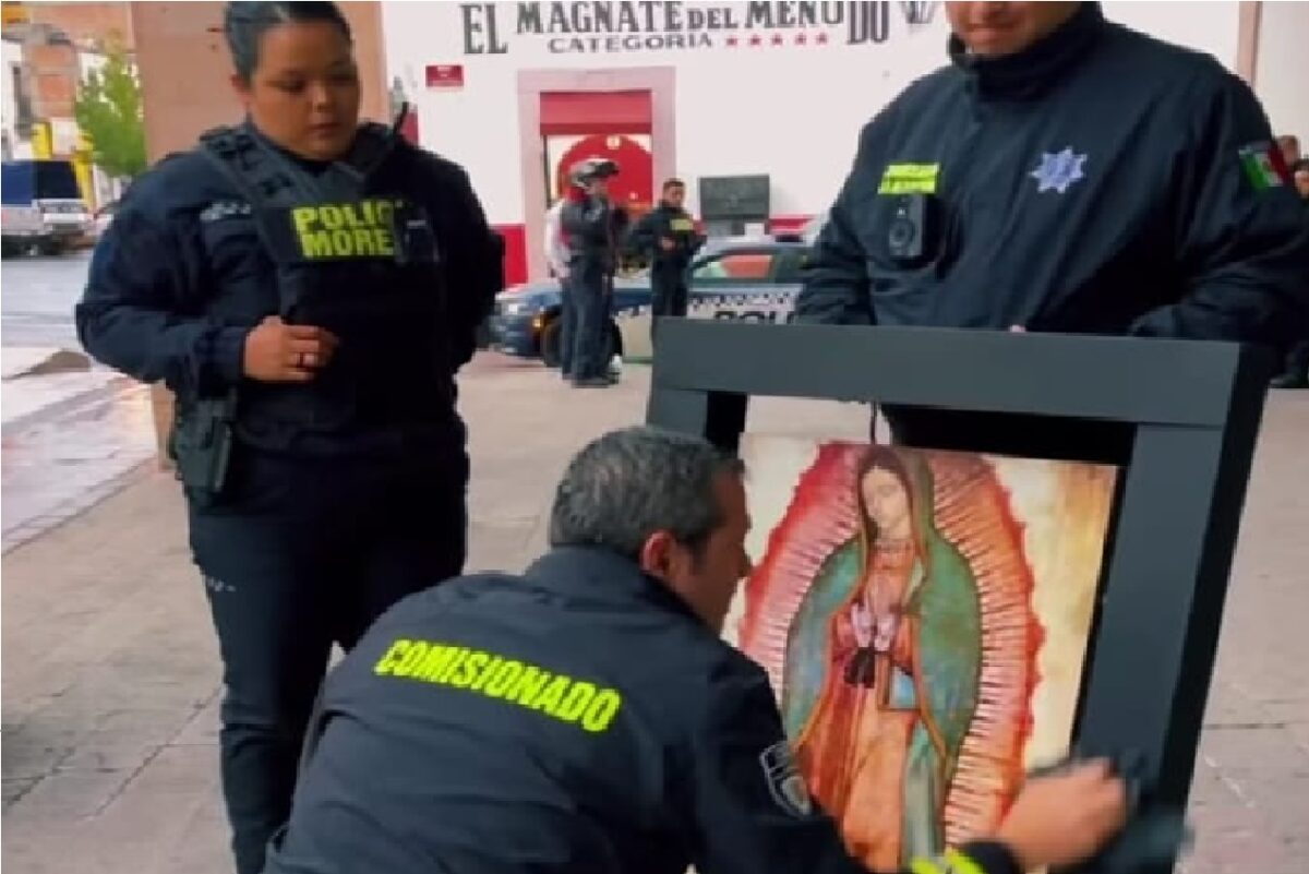 Cussi peregrina por protección de la Virgen Guadalupana