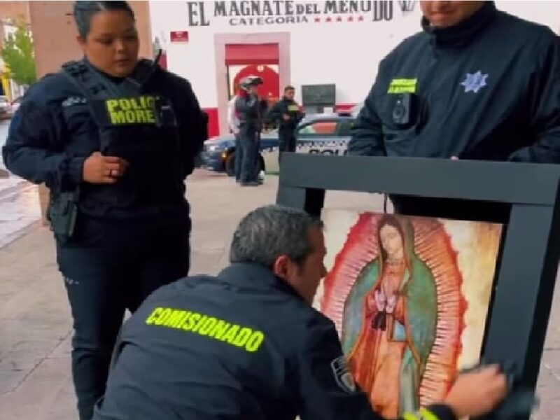 Cussi peregrina por protección de la Virgen Guadalupana