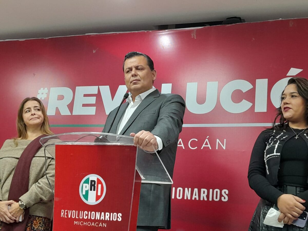 Deja Memo Valencia dirigencia de PRI Michoacán