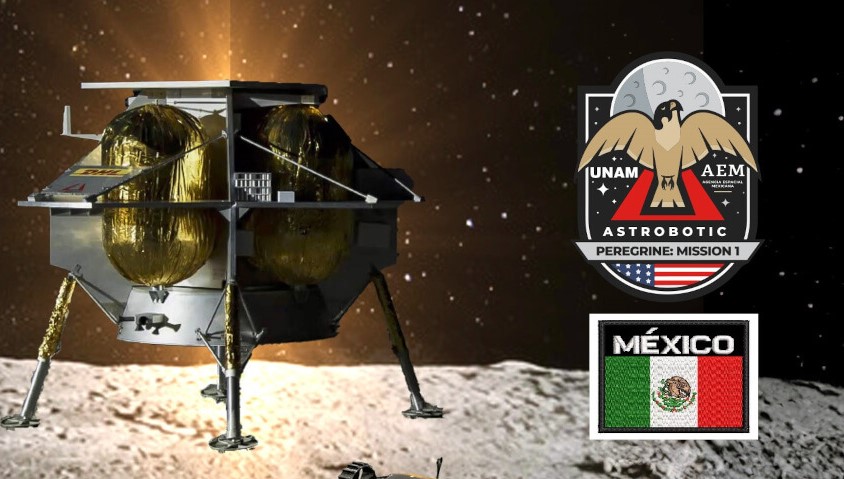 México enviará 5 microrobots en misión a la luna