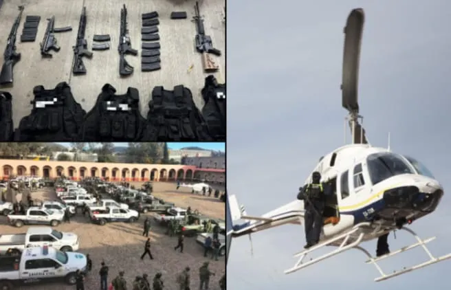 Detenidas 8 personas con armamento de alto poder en Morelia