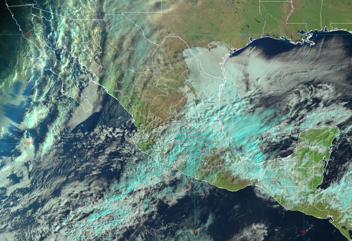 El clima para México hoy Saca el paraguas