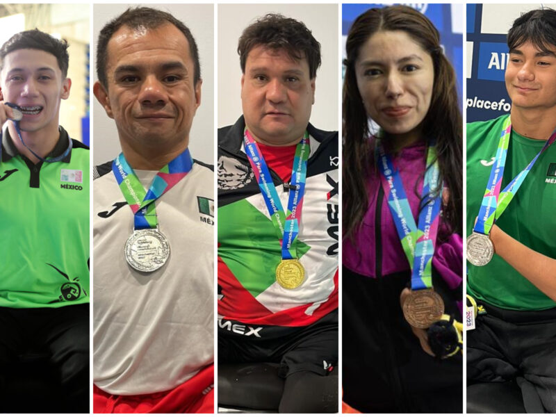 Élite de para natación mexicana