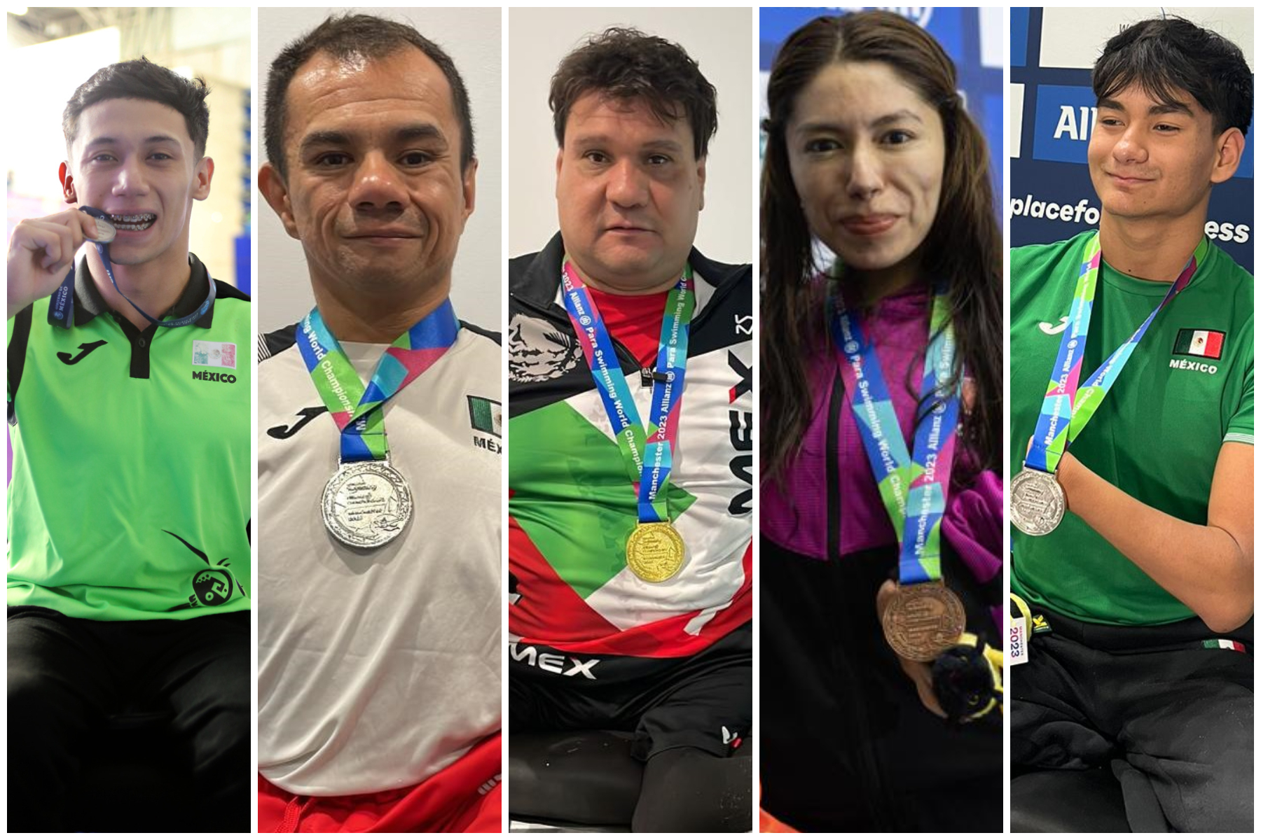 Élite de para natación mexicana