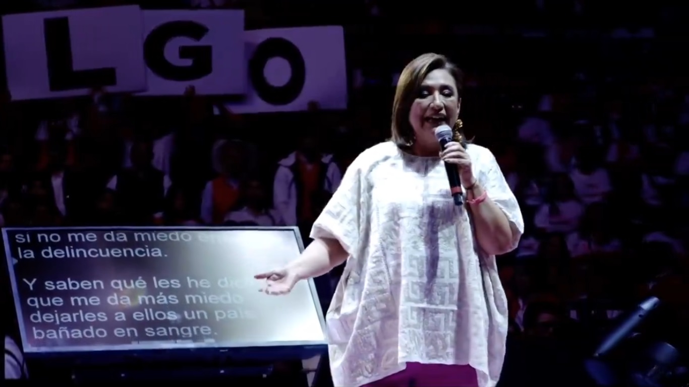 Que el INE saque a AMLO de la elección; Xóchitl cierra precampaña