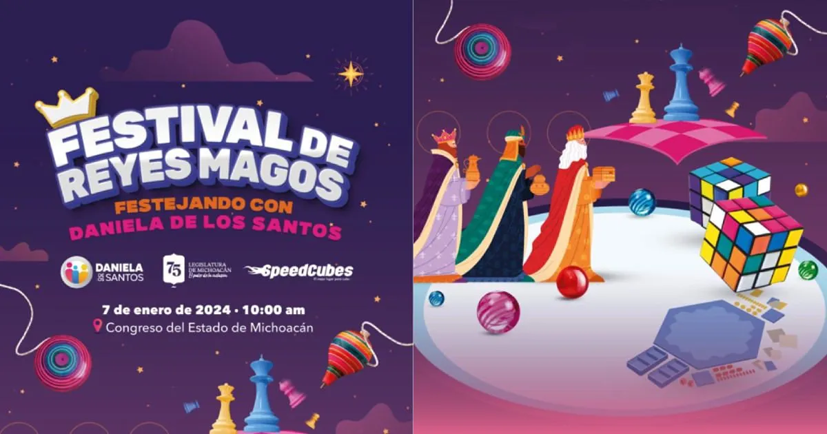 Daniela de los Santos invita al festival de Reyes Magos en Morelia