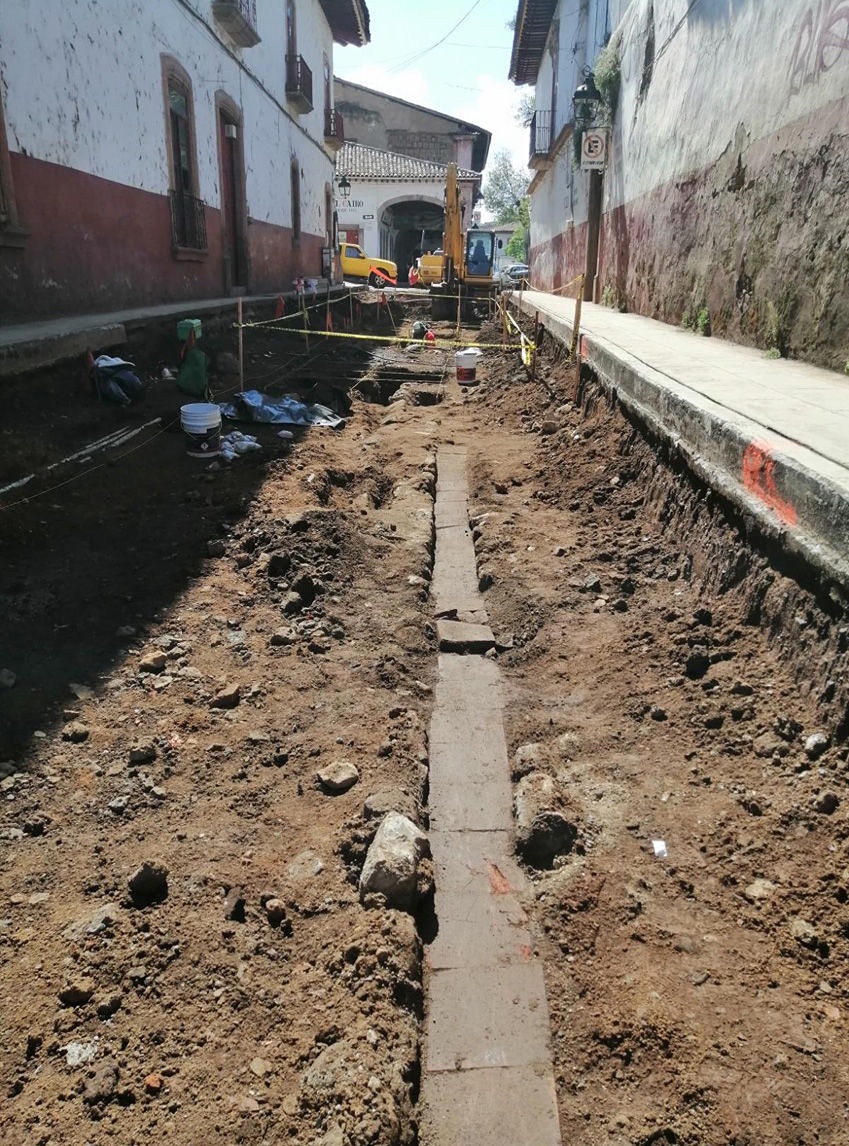 Descubren infraestructura Hidráulica de la Época Colonial en Pátzcuaro