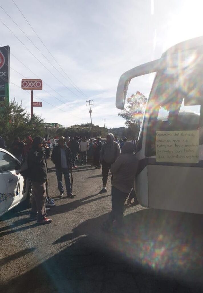 El bloqueo de carretaras comenzó la mañana de este miércoles